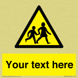 Custom Warning children Sign